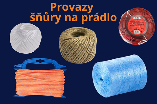 Provazy šňůry na prádlo